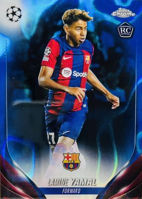 2023 Topps Chrome UEFA Club Competitions #64 Blue Lava Refractor