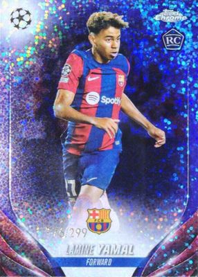 2023 Topps Chrome UEFA Club Competitions #64 Violet Speckle Refractor /299