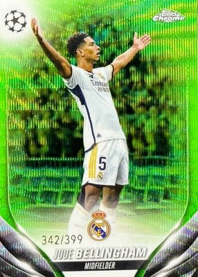 2023 Topps Chrome UEFA Club Competitions #112 Neon Green Wave Refractor /399