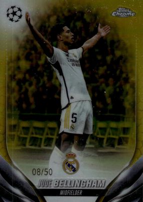 2023 Topps Chrome UEFA Club Competitions #112 Gold Refractor /50