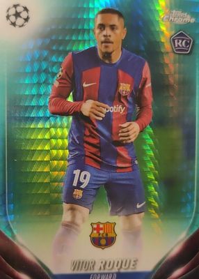 2023 Topps Chrome UEFA Club Competitions #28 Aqua Prism Refractor