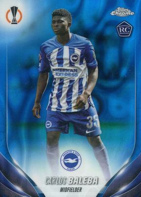 2023 Topps Chrome UEFA Club Competitions #113 Blue Lava Refractor