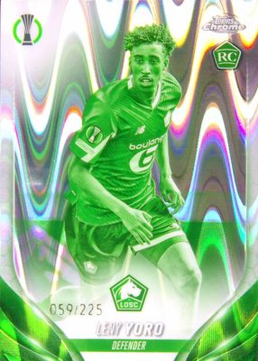 2023 Topps Chrome UEFA Club Competitions #154 Night Vision RayWave Refractor /225