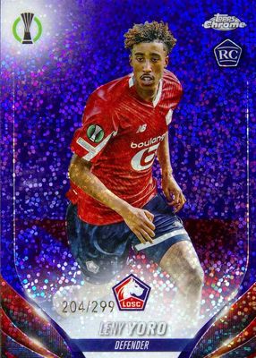 Leny Yoro 2023 Topps Chrome UEFA Club Competitions #154 Base