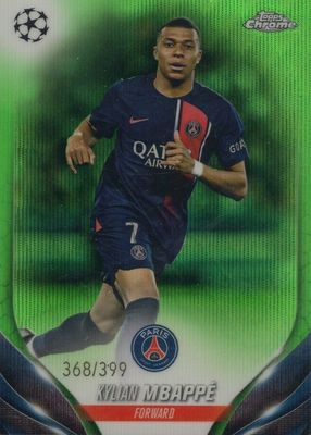 2023 Topps Chrome UEFA Club Competitions #21 Neon Green Wave Refractor /399