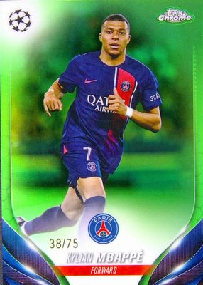 2023 Topps Chrome UEFA Club Competitions #21 Green Refractor /75