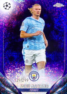 2023 Topps Chrome UEFA Club Competitions #39 Violet Speckle Refractor /299