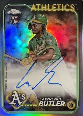 2024 Topps Chrome #RA-LBU Rookie Autographs - Refractor /499