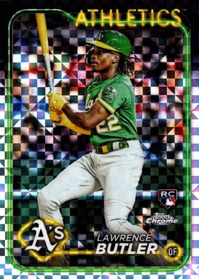 サインカード　ローレンス・バトラー RC HERITAGE 2024 Lawrence Butler 2024 Topps Chrome Auto Autograph RC Oakland