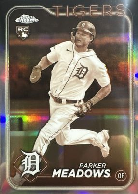 Topps - 50枚限定 Topps Parker Meadows 直筆サインカード RC 2024 Topps Series 1 Baseball Stars Auto Parker Meadows