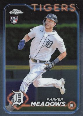 Topps - 50枚限定 Topps Parker Meadows 直筆サインカード RC Parker Meadows 2024 Topps Chrome Update #AC-PM Autographs