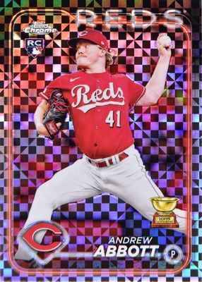 Andrew Abbott 2024 Topps Heritage #ROA-AA Real One