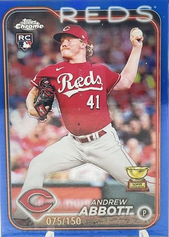 2024 Topps Chrome #154 Blue Refractor /150