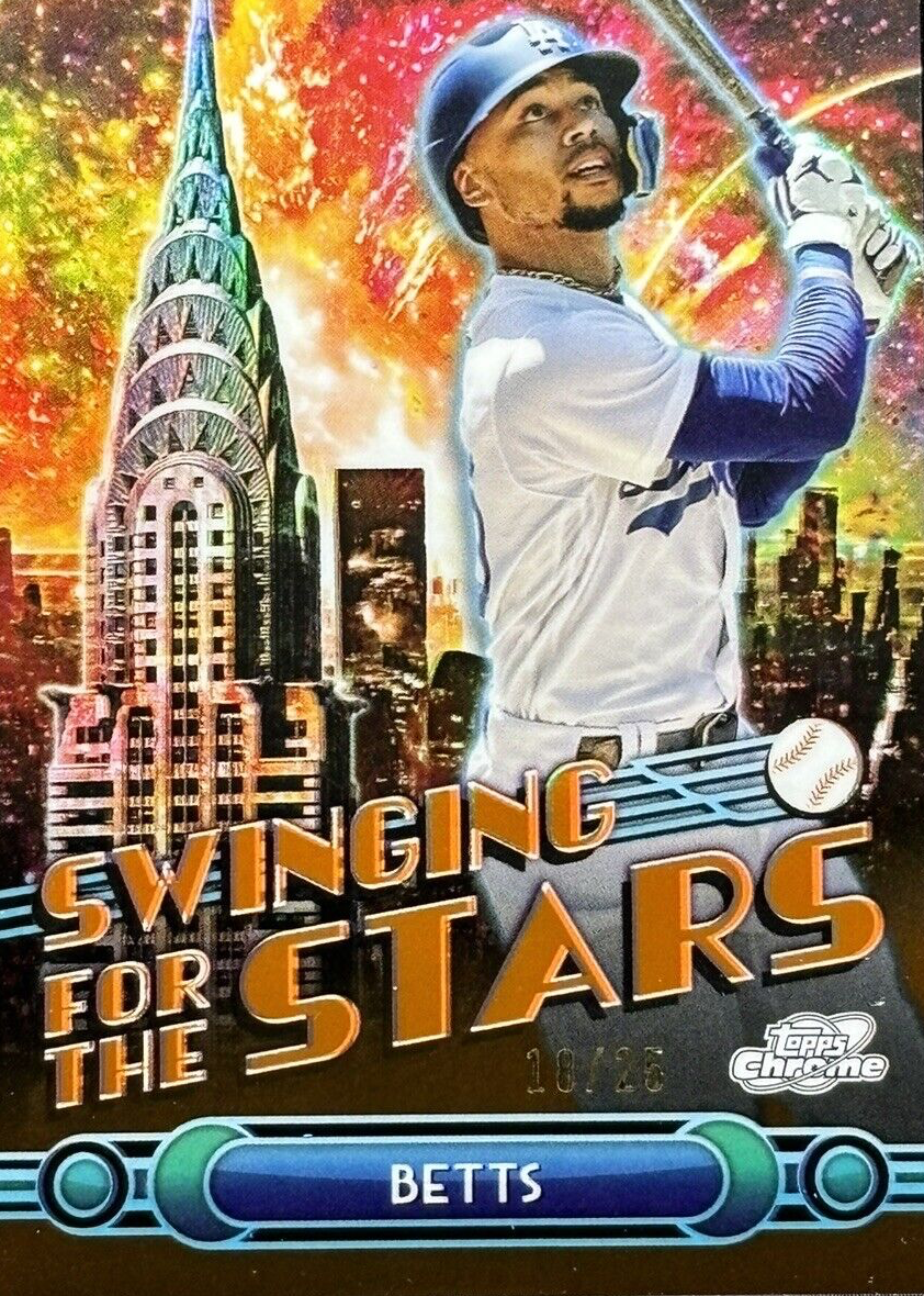 むきべつ Mookie Betts 2024 Topps Chrome #STS-10 Swinging for the