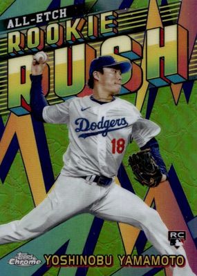 2024 Topps Chrome #CERR-16 Chrome All-Etch Rookie Rush