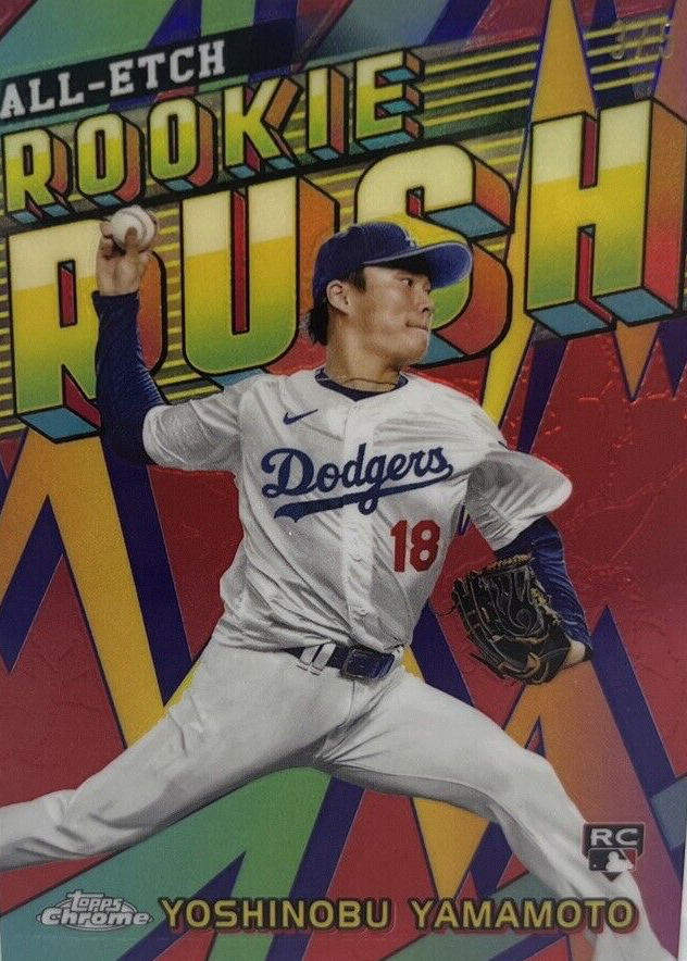 Yoshinobu Yamamoto 2024 Topps Chrome #CERR-16 Chrome All-Etch
