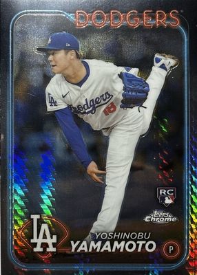 その他 sepia Yoshinobu Yamamoto 2024 Topps Chrome #18 Sepia Refractor