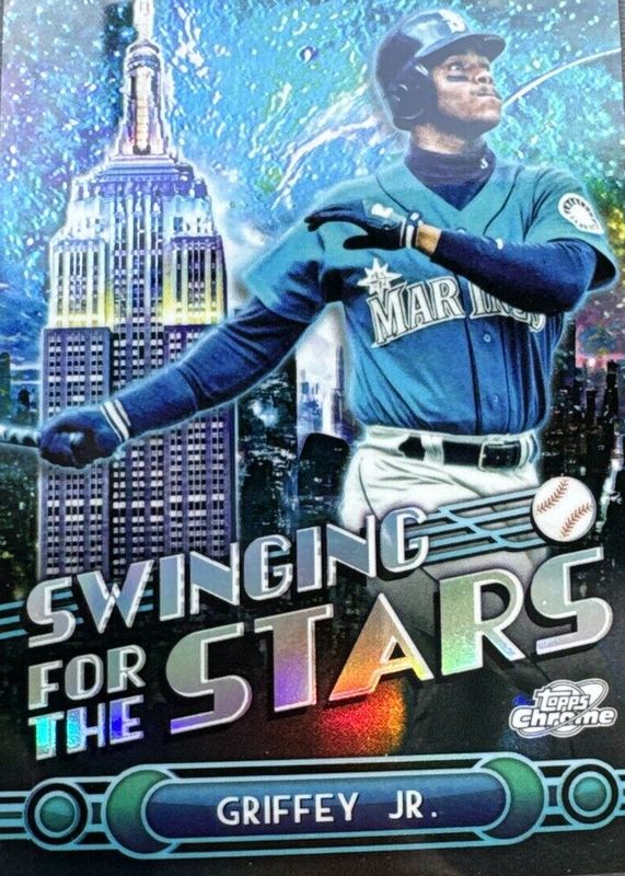 Ken Griffey Jr. 2024 Topps Chrome #STS-21 Swinging for the Stars RAW