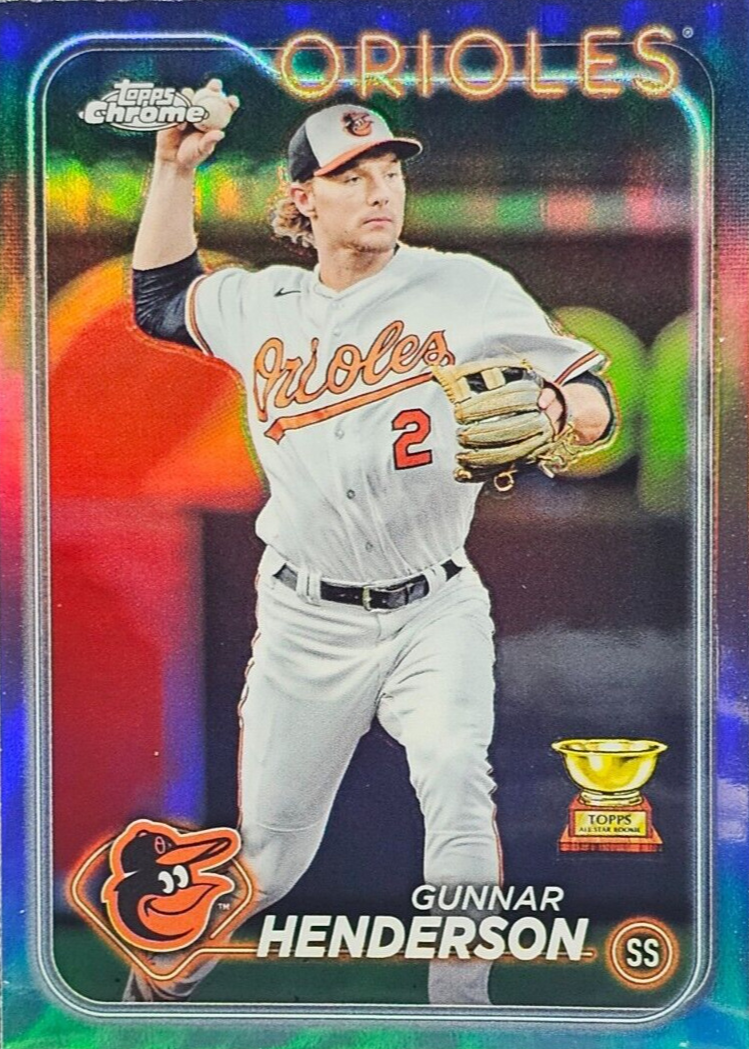 Gunnar Henderson 2024 Topps Chrome #36 Refractor Price Guide