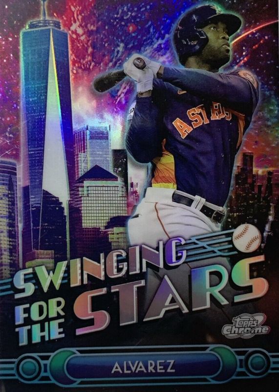 Yordan Alvarez 2024 Topps Chrome #STS-15 Swinging for the Stars RAW