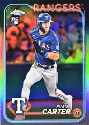 TOPPS 以外　 EVAN CARTER Amazon.com: 2024 TOPPS #280 EVAN CARTER NMMT (RC) RANGERS