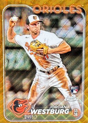 Jordan Westburg 2024 Stadium Club #SCBA-JW Autographs - Red Foil 