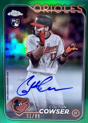 Colton Cowser 2024 Topps Chrome #CERA-CC Chrome All-Etch Rookie 