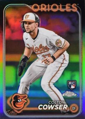 Colton Cowser 2024 Topps #257 Orange Crackle Foilboard /299