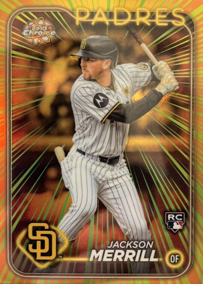 Jackson Merrill 2024 Topps Chrome #RR-20 Radiating Rookies /(SSP