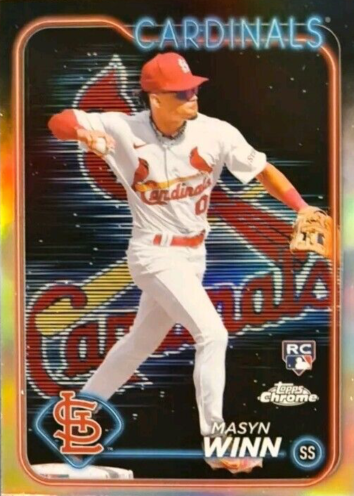 Topps つぶせる chrome Masyn Winn選手 直筆サイン /199