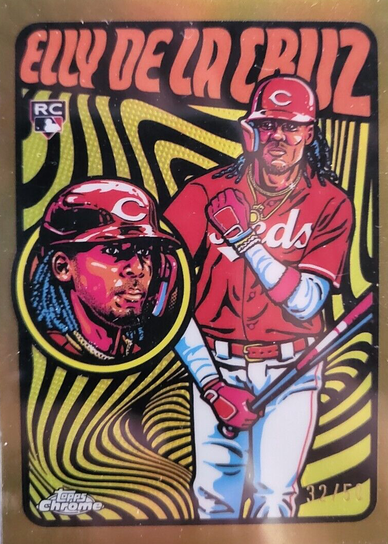 Elly De La Cruz 2024 Topps Chrome #UV-1 Ultraviolet All-Stars