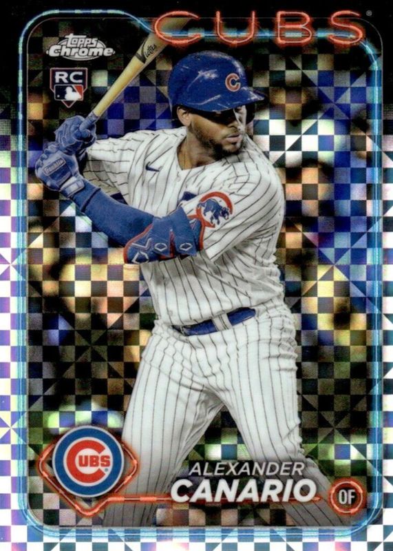 Alexander Canario 2024 Topps Chrome #174 X-Fractor Rookie PSA 10