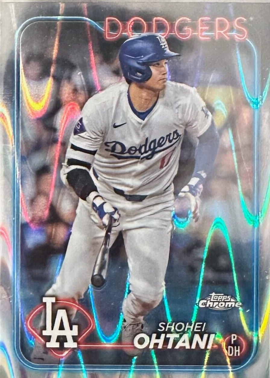 大谷翔平2022 Bowman Chrome Aqua Ray Wave Shohei Ohtani 2022 Bowman Chrome Aqua Raywave Refractor /199