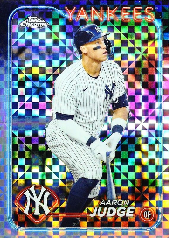 Aaron Judge 2024 Topps Chrome #50 X-Fractor SGC 9.5