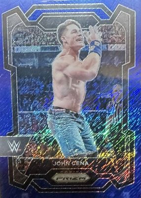 2024 Prizm WWE #156 Blue Shimmer /11