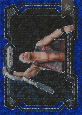 2024 Prizm WWE #14 Under Card Blue /25