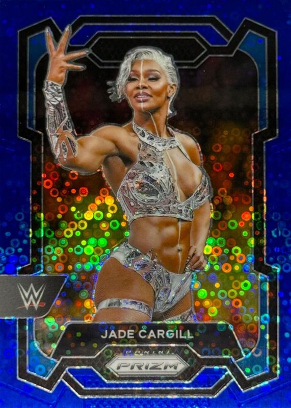 Jade Cargill 2024 Prizm WWE #126 Under Card Green /49 RAW