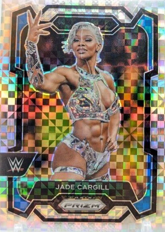 Jade Cargill 2024 Prizm WWE #126 Lucky Envelopes /8 PSA 10