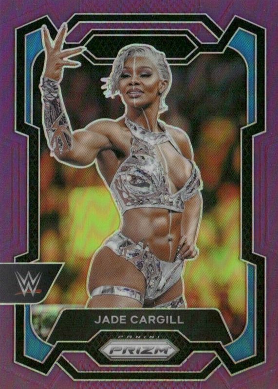 Jade Cargill 2024 Prizm WWE #126 Purple /149 SGC 9.5