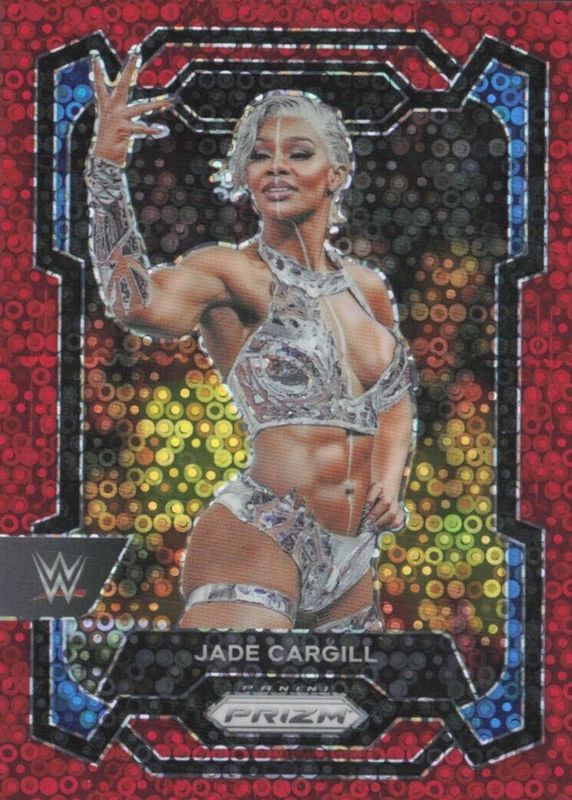 Jade Cargill 2024 Prizm WWE #126 Under Card Red /99 SGC 10