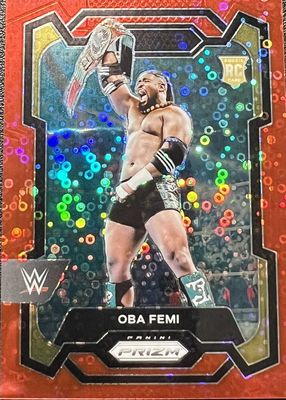 2024 Prizm WWE #199 Under Card Red /99