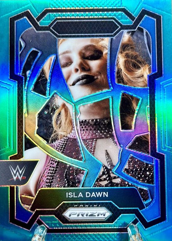 Isla Dawn 2024 Prizm WWE #194 Teal /49 PSA 9