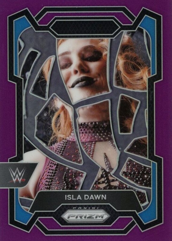 Isla Dawn 2024 Prizm WWE #194 Purple /149 BGS 9