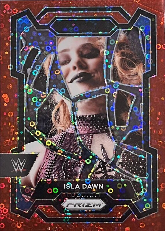 Isla Dawn 2024 Prizm WWE #194 Under Card Red /99 PSA 10