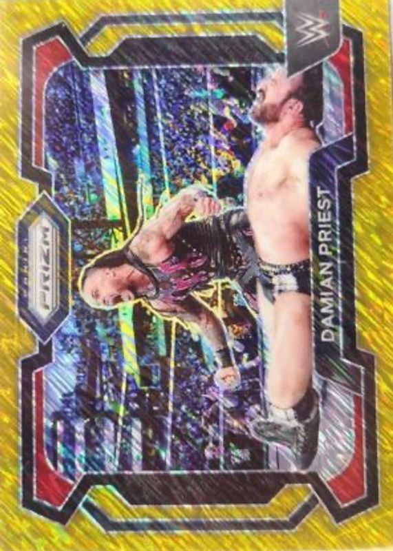 Damian Priest 2024 Prizm WWE #58 Gold Shimmer /5 BGS 9.5