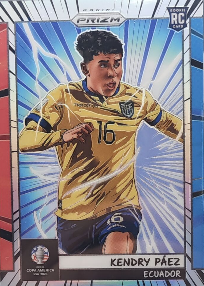 Kendry Paez 2024 Prizm Copa America #12 Manga /(SSP) Price Guide