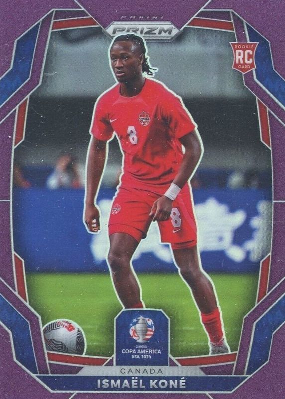 Ismael Kone 2024 Prizm Copa America #173 Purple /49 Rookie RAW