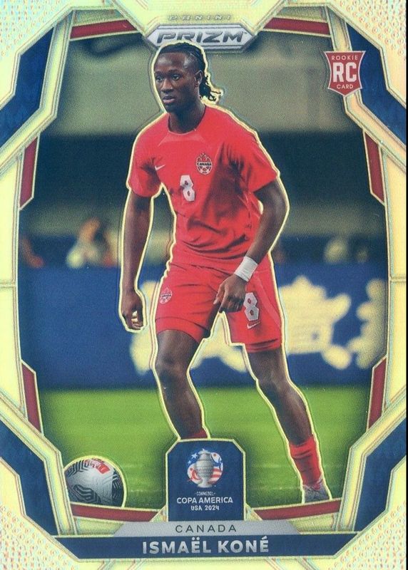 Ismael Kone 2024 Prizm Copa America #173 Silver Rookie PSA 10