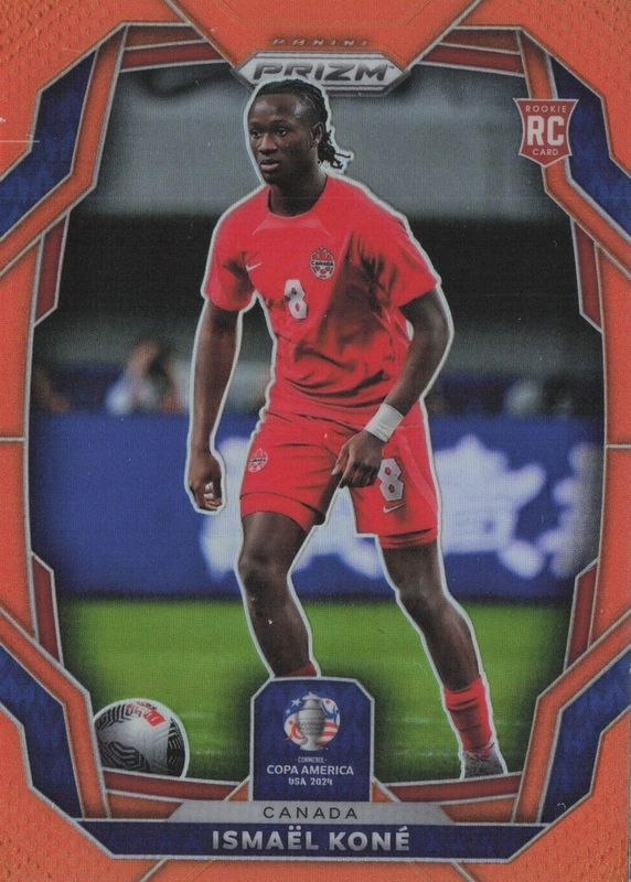 Ismael Kone 2024 Prizm Copa America #173 Orange /25 Rookie RAW