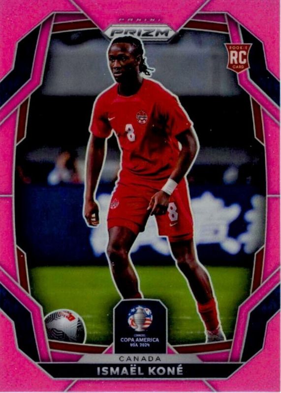 Ismael Kone 2024 Prizm Copa America #173 Pink Rookie PSA 10